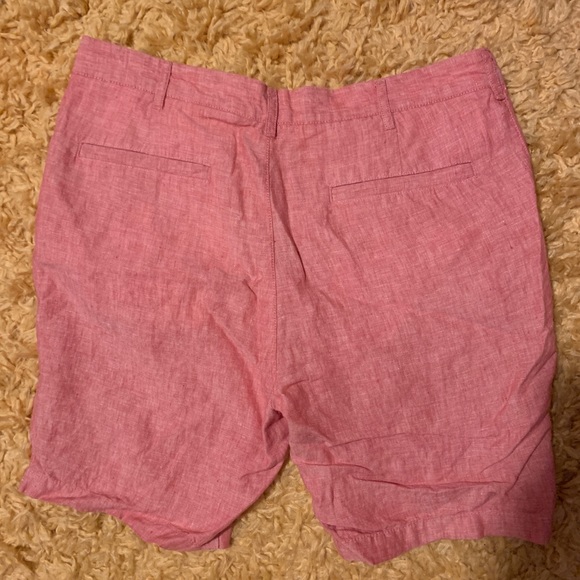 Pink Linen Shorts - Picture 3 of 3